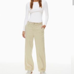 Aritzia Corduroy Wide-Leg Pants